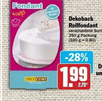 Hit Dekoback Rollfondant Angebot