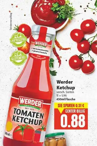 E Reichelt Werder Ketchup 450ml Angebot