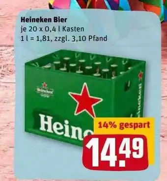 REWE Kaufpark Heineken Bier Angebot