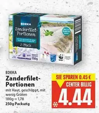 E Reichelt Edeka Zanderfilet Portionen 250g Angebot