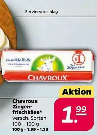 NETTO Chavroux Ziegenfrischkäse Angebot