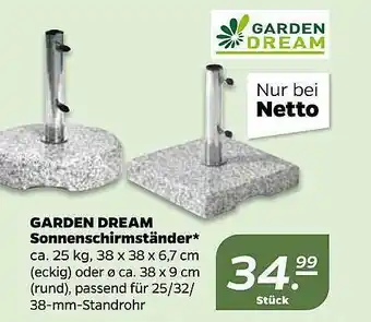 NETTO Garden Dream Sonnenschirmständer Angebot