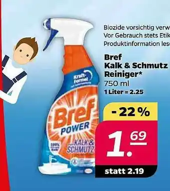 NETTO Bref Kalk & Schmutz Reiniger Angebot