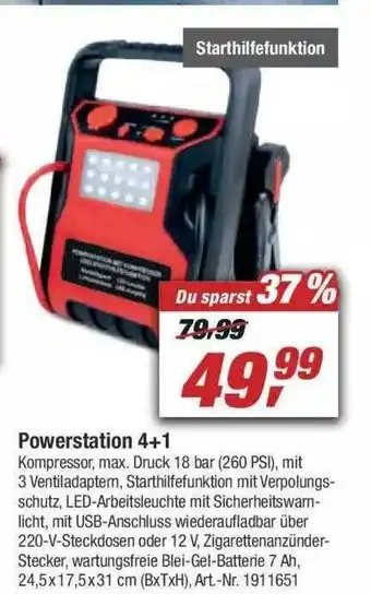 toom Baumarkt Powerstation 4+1 Angebot