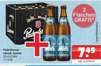 Getränkehaus Paderborner 20x0,5L Angebot