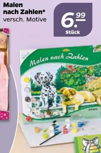 NETTO Malen nach Zahlen Angebot