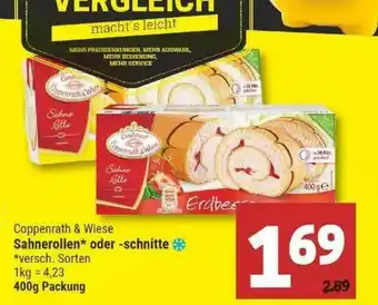 Marktkauf Sahnerollen Oder -schnitte Coppenrath & Wiese Angebot