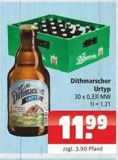 Getränkehaus Dithmarscher Urtyp 30x0,33L Angebot