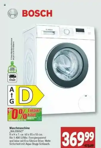 Marktkauf Bosch Waschmaschine Waj280v2 Angebot