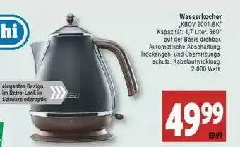 Marktkauf Delonghi Wasserkocher Kbov2001.bk Angebot