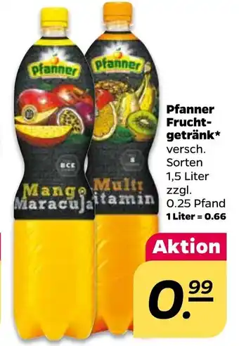 NETTO Pfanner Fruchtgetränk 1,5L Angebot