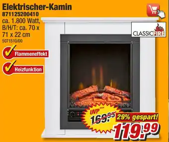 Poco Elektrischer Kamin 871125200410 Angebot