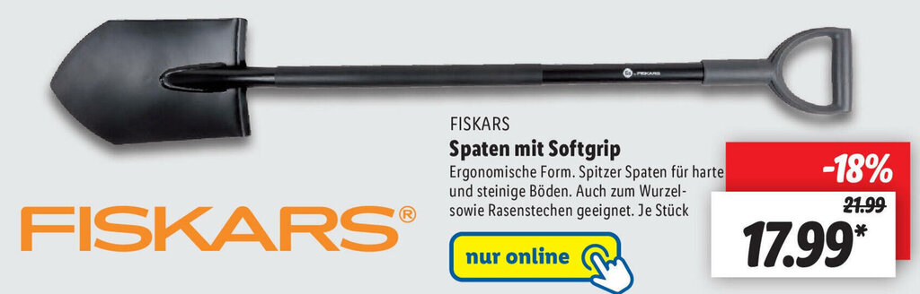 Faszinierend Fiskars Spaten Lidl Bilder