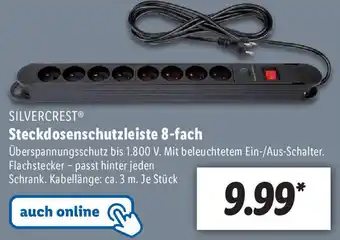 Lidl Silvercrest Steckdosenschutzleiste 8-fach Angebot