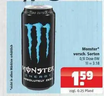 Getränkehaus Monster 0,5L Angebot