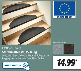 Lidl Livarno Home Stufenmattenset, 15 teilig Angebot