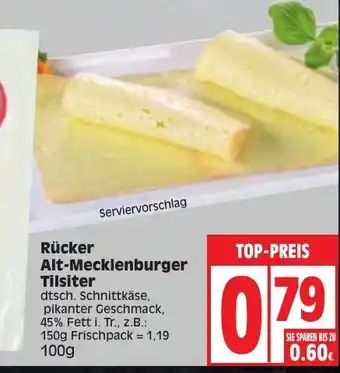 Edeka Rücker Alt Mecklenburger Tilsiter Angebot