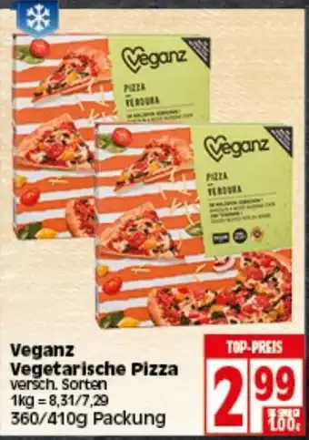 Edeka Veganz Vegetarische Pizza Angebot