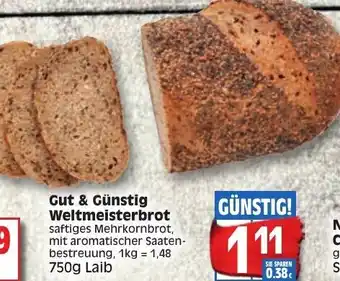 Edeka Gut & Günstig Weltmeisterbrot Angebot