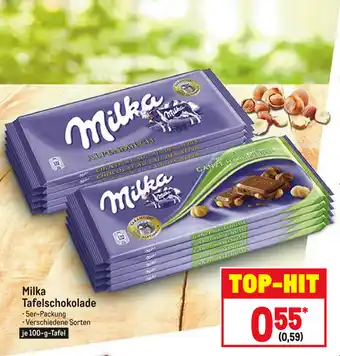 METRO Milka Tafelschokolade 100g Angebot