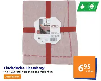 Action Tischdecke Chambray 140*250 Angebot