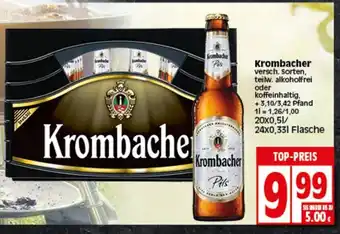 Elli Markt Krombacher 24x0,33/20x0,5L Angebot