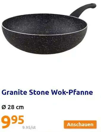 Action Granite Stone Wok-Pfanne 28cm Angebot