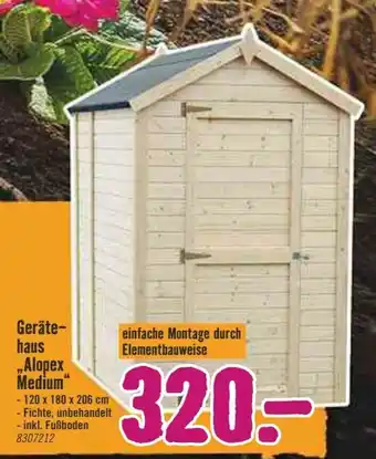 Hornbach Geratehaus Alopex Medium Angebot