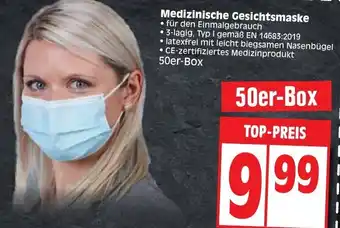 Edeka Medizinische Gesichtsmaske Angebot