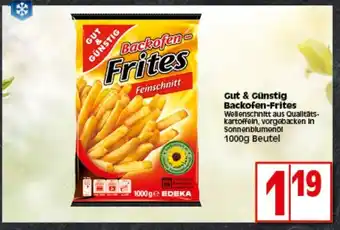 Elli Markt Gut & Günstig Backofen Frites 1000g Beutel Angebot