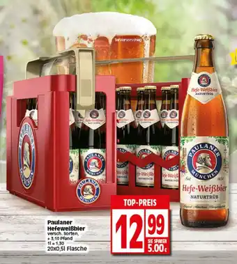 Elli Markt Paulaner Hefeweißbier 20 x 0,5 L Angebot