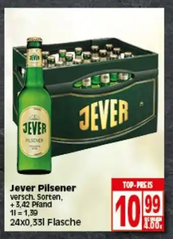 Elli Markt Jever Pilsener 24x0,33L Angebot