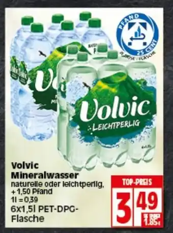 Elli Markt Volvic Mineralwasser 6x1,5L Angebot