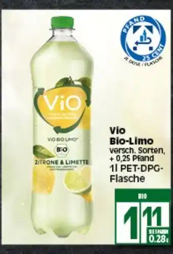 Elli Markt Vio Bio Limo 1L Angebot