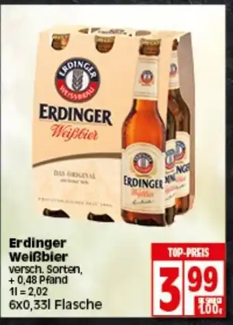 Elli Markt Erdinger Weißbier 6x0,33L Angebot