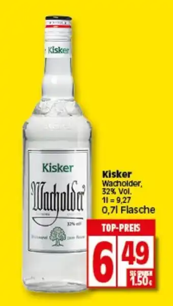 Elli Markt Kisker Wacholder 0,7L Angebot