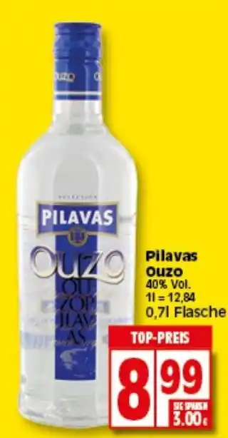 Elli Markt Pilavas Ouzo 0,7L Angebot