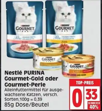 Edeka Nestlé Purina Gourmet Gold oder Gourmet Perle Angebot