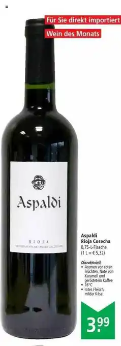 Marktkauf Aspaldi Rioja Cosecha Angebot