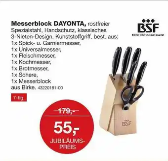 Möbel Schulenburg Bsf Messerblock Dayonta Angebot