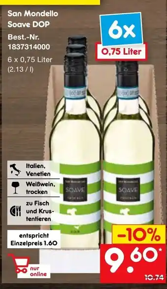 Netto Marken-Discount San Mondello Soave DOP Angebot