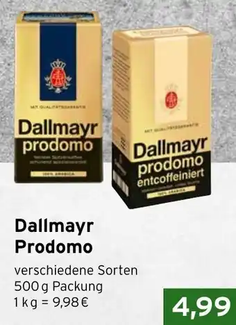 CAP Markt Dallmayr Prodomo 500g Packung Angebot