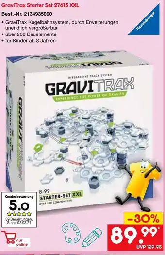 Netto Marken-Discount GraviTrax Starter Set 27615 XXL Angebot