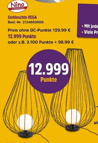 Netto Marken-Discount Stehleuchte Vega Angebot