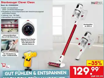 Netto Marken-Discount Staubsauger Clever Clean Angebot