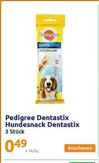 Action Pedigree Dentastix Hundesnack Angebot