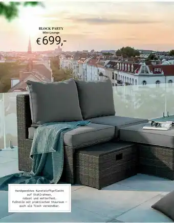 Butlers Block Party Mini-lounge Angebot