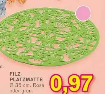 KODi Filz-platzmatte Angebot