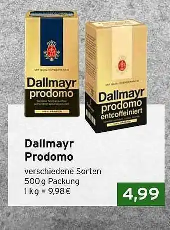 CAP Markt Dallmayr Prodomo Angebot