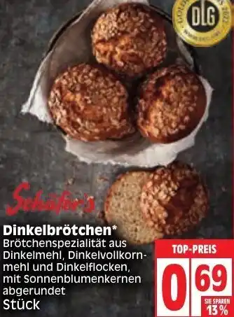 Edeka Schäfer's Dinkelbrötchen Angebot